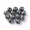 Natural Paua Shell Beads SSHEL-Q298-12mm-09-1
