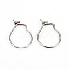 Non-Tarnish 304 Stainless Steel Hoop Earrings STAS-I149-11P-2