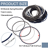 48Pcs 4 Colors Spring Bracelets Set BJEW-BC0001-12-2