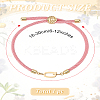 1Pc Adjustable Nylon Cord Slider Bracelets for Women BJEW-LP0001-32Q-03-2