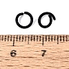 Spray Painted Iron Open Jump Rings IFIN-T017-04C-01-3