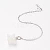 Chakra Natural Quartz Crystal Dowsing Pendulums G-F516-01L-1