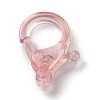 Transparent Plastic Lobster CLaw Clasps KY-H005-A08-3