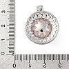 Natural Rose Quartz Pendants G-K339-04P-05-3