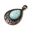 Natural & Synthetic Mixed Gemstone Pendants G-A297-05R-3