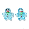 Christmas Transparent Glass Beads Strands LAMP-M021-02H-2