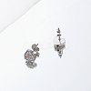 Non-Tarnish 304 Stainless Steel Heart Stud Earrings for Women IO4754-4-1