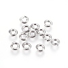 Tarnish Resistant 304 Stainless Steel Saw Cut Open Jump Rings X-STAS-P212-25P-12-1