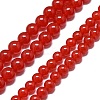 Natural Malaysia Jade Beads Strands G-L645-C01-8mm-16-2