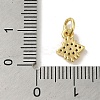 Brass Micro Pave Cubic Zirconia Charms KK-M283-19D-01-3