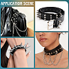 100 Bags Alloy Spiked Cone Rivets for Bag Decoration FIND-CL0002-06G-5