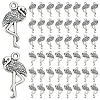 120Pcs Tibetan Style Alloy Pendants TIBEP-GO0001-05-1