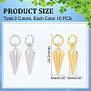 20Pcs 2 Colors Brass Charms KK-HY0001-25-2
