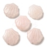 Natural Rose Quartz Carved Healing Shell Figurines G-K353-03B-1