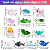 26Pcs 13 Style Transparent Resin Cabochons RESI-SZ0002-71-7
