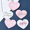 4 Bags 4 Styles Coated Paper Thank You Greeting Card DIY-FS0007-88-8