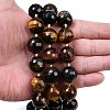 Three-Color Natural Tiger Eye Beads Strands G-C249-A29-16mm-2
