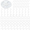 120Pcs 6 Style Acrylic L-Shaped Nose Ring AJEW-YW0001-11B-1