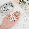 100Pcs Aluminum Linking Rings FIND-WR0001-50-3