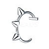 Anti-Tarnish 304 Stainless Steel 20 Gauge Fake Lip Rings Piercing Jewelry WGC994D-04-1