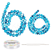 114Pcs Synthetic Ocean White Jade Beads DIY Stretch Bracelets Making Kits DIY-FH0003-89-1