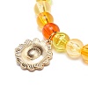 4Pcs 4 Style Acrylic Round Beaded Stretch Bracelets Set BJEW-JB08926-01-6