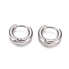 Tarnish Resistant 304 Stainless Steel Huggie Hoop Earrings LS-EJEW-G272-01-8mm-P-1