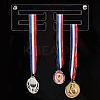 Acrylic Medal Hanger Holder Display Wall Rack HJEW-WH0047-01-1