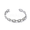 304 Stainless Steel Cuff Bangles BJEW-A160-01P-4