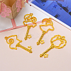 24Pcs 12 Style Alloy Open Back Bezel Pendants PALLOY-CJ0001-128-7