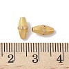 Matte Gold Color 925 Sterling Silver Pave Cubic Zirconia Beads STER-R014-02G-3