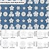 120Pcs 6 Style Flower ABS Plastic Imitation Pearl Bead Caps OACR-NB0001-41-2