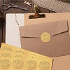 Plastic Self Adhesive Gold Foil Embossed Stickers DIY-WH0575-038-6