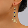 Fashionable Classic Brass Butterfly Dangle Earrings for Women DY2162-3-1