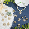 40Pcs Alloy Rhinestone Pendants FIND-SC0014-58G-3