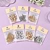 SHEGRACE Brass Micro Pave Clear Cubic Zirconia Lobster Claw Clasps XGRQ58424-754P-5