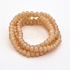 Full Rainbow Plated Faceted Rondelle Glass Beads Strands EGLA-J054-4x3mm-FR01-2
