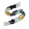Natural Fluorite & Amethyst & Citrine(Heated) Beads Strands G-N371-02A-01-1
