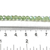 Electroplate Transparent Glass Beads Strands EGLA-A035-T4mm-L09-4