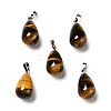 Natural Tiger Eye Pendants G-I332-05P-14-1