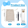 2Pcs Glass Bead Storage Tubes with Bamboo Caps for Cat Fur Storage AJEW-WR0002-82-2