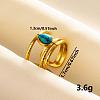 Teardrop Synthetic Turquoise Finger Rings QT3031-5-2