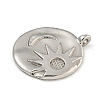 Non-Tarnish 304 Stainless Steel Pendants STAS-I307-566P-2