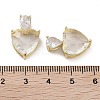 Real 18K Gold Plated Rack Plating Brass Micro Pave Cubic Zirconia Pendants KK-R161-04G-03-3