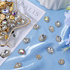 100Pcs 10 Style Flower/Horse Eye/Teardrop Sew on Rhinestone RGLA-GF0001-14A-4