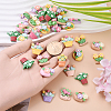 60Pcs 3 Styles Opaque Resin Cabochons RESI-YW0002-02-5