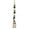 Saint Patrick's Day Wood Gnome Pendant Decoration LS-HJEW-G023-01A-1