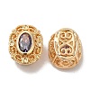 Brass with Glass Multi-Strand Links KK-B074-15G-06-1
