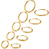  10Pcs 5 Size 316L Surgical Stainless Steel Huggie Hoop Earrings for Girl Women EJEW-TA0001-10-1