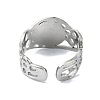 304 Stainless Steel Cuff Rings RJEW-M019-62P-3